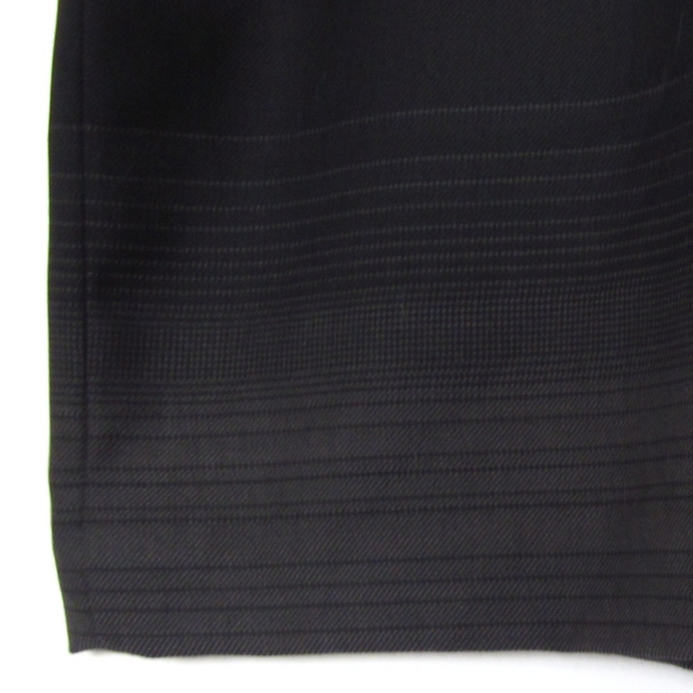 Anne Klein - Black & Grey Pencil Skirt (Wool Blend)
